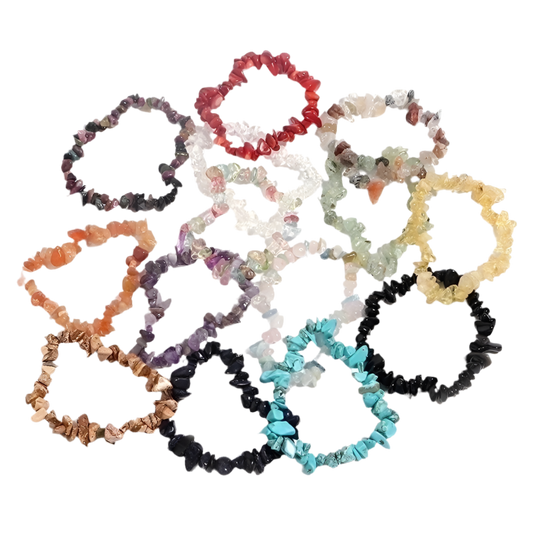 Crystal Chip Bracelets